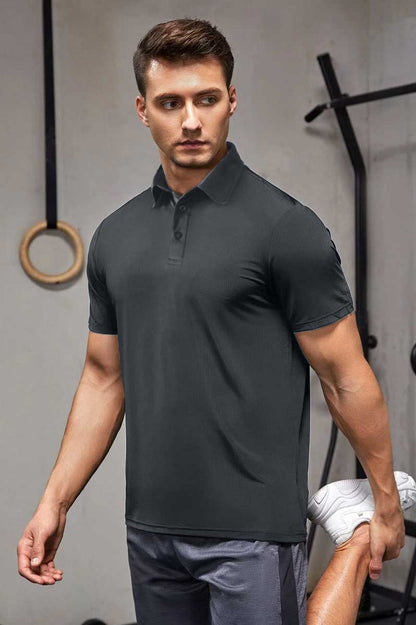 Polo Republica Men's Essentials Activewear Polo Shirt - Moisture Wicking Men's Polo Shirt Polo Republica 