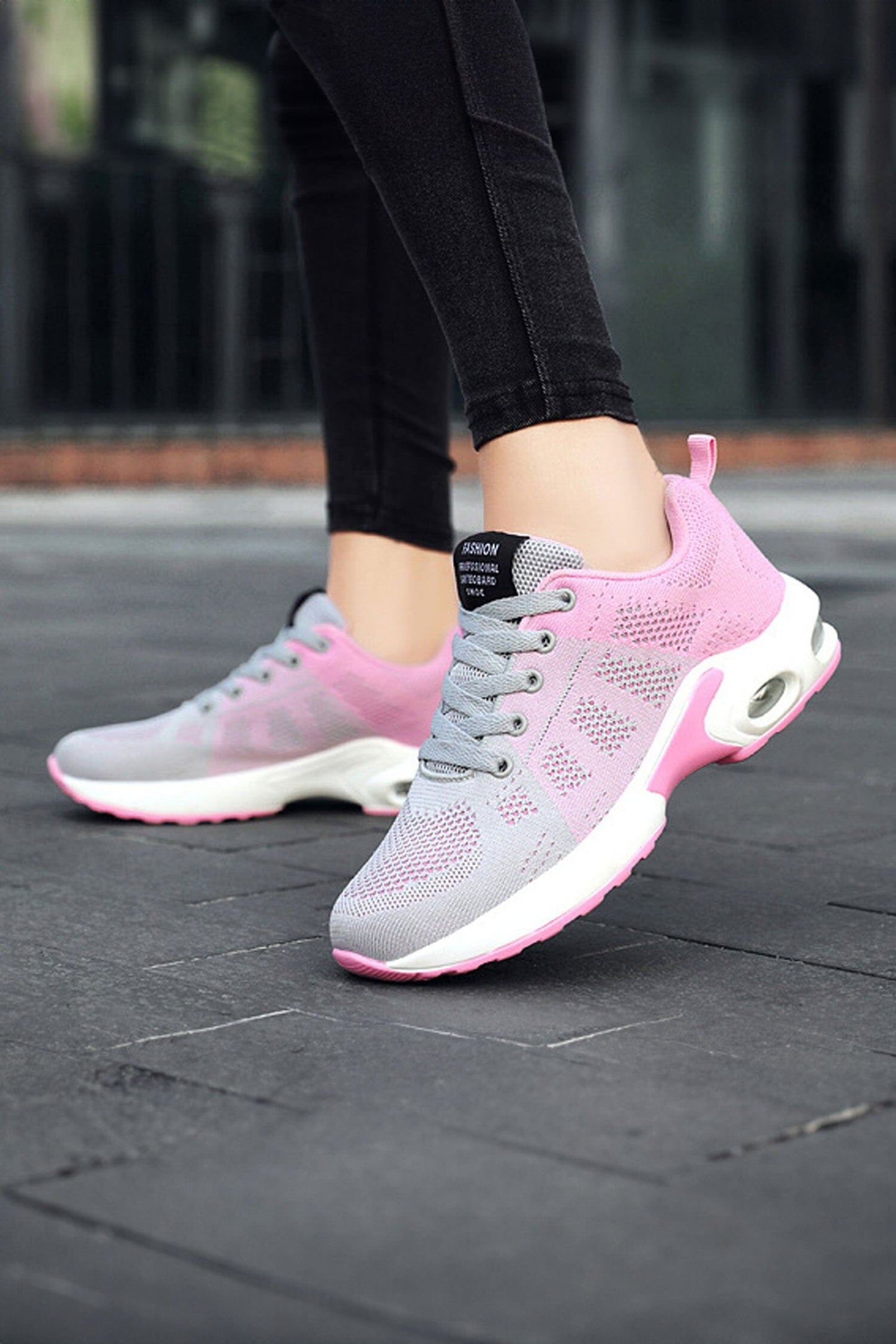 Fashion Women's Air-Cushioned Lace-Up Sneakers Women's Shoes Shaoxing Shangqu im&ex Co.,ltd 