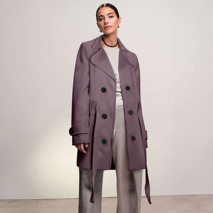 Rising Women's Fleece Trench Coat Women's Jacket Rooshani Enterprises 