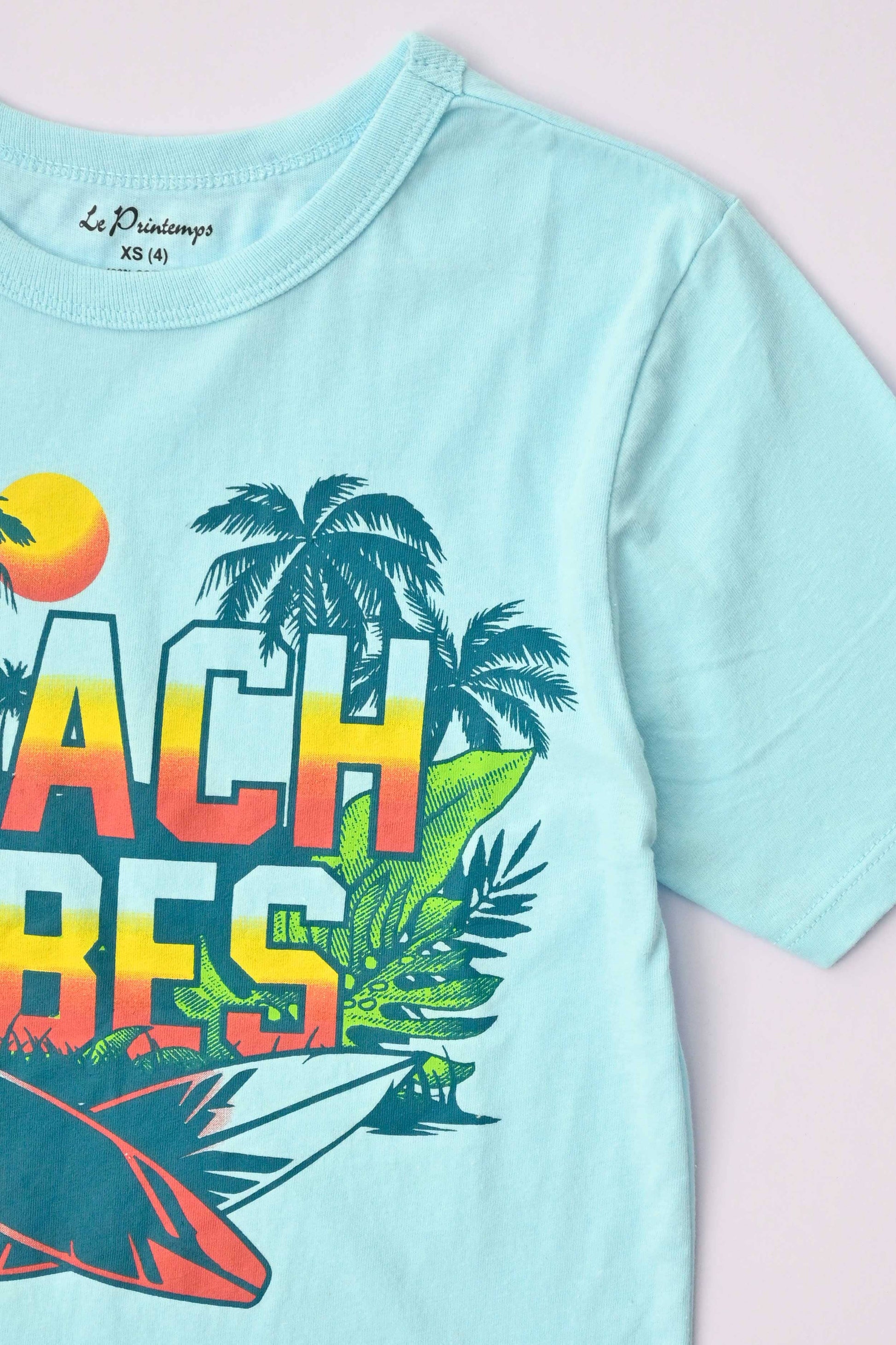 Le Printemps Boy's Beach Vibes Printed Tee Shirt Boy's Tee Shirt Athar Traders 