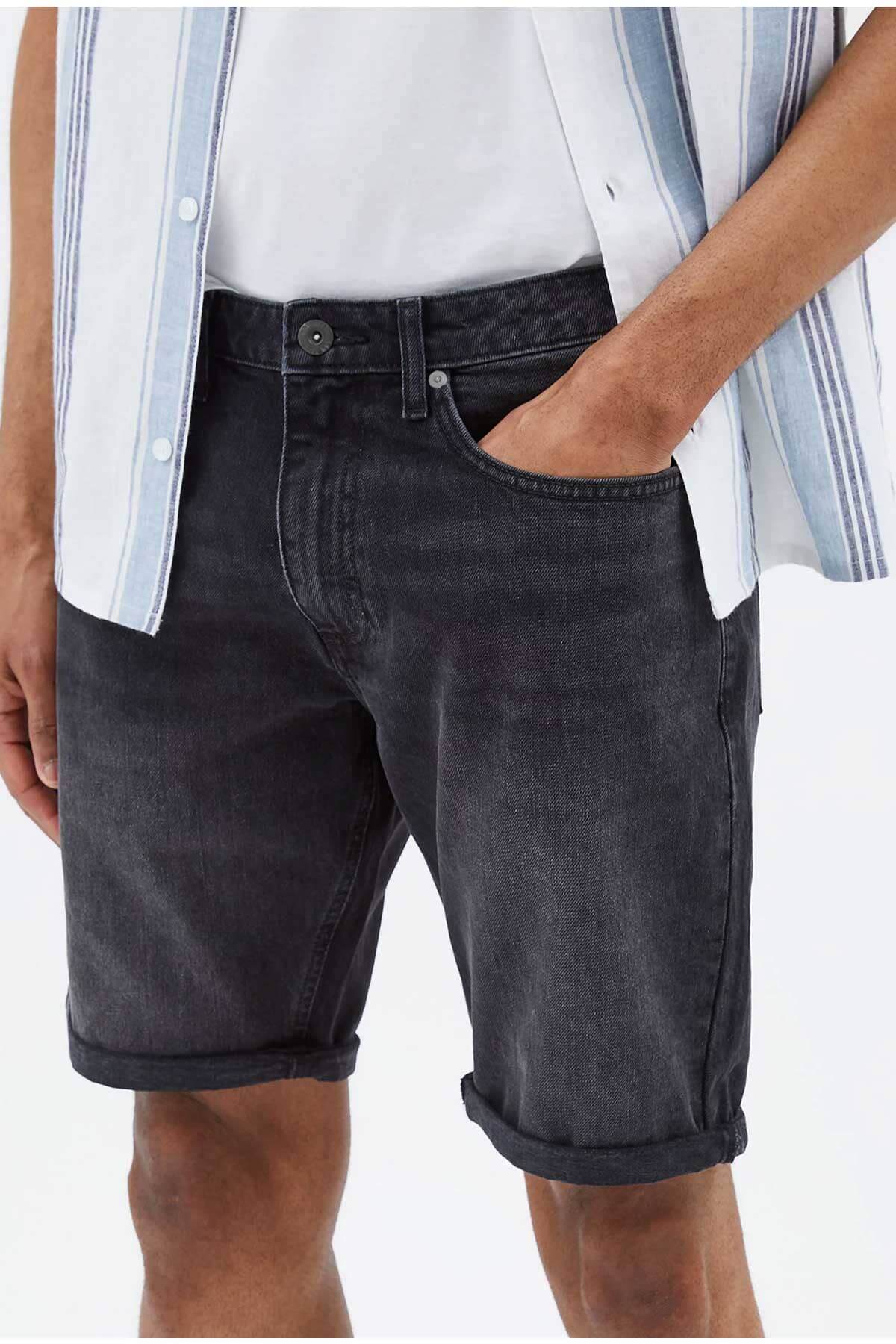 F&F Men's Mersch Classic Denim Shorts Men's Shorts HAS Apparel 