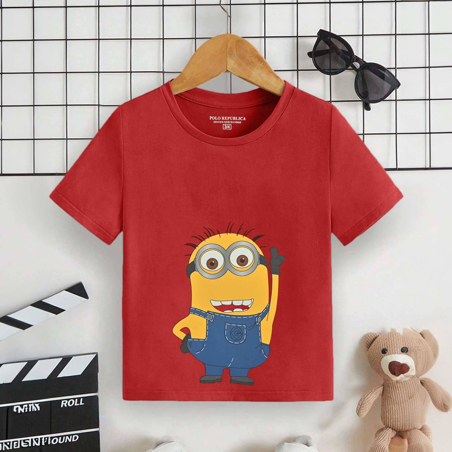 Polo Republica Boy's Minion Printed Tee Shirt