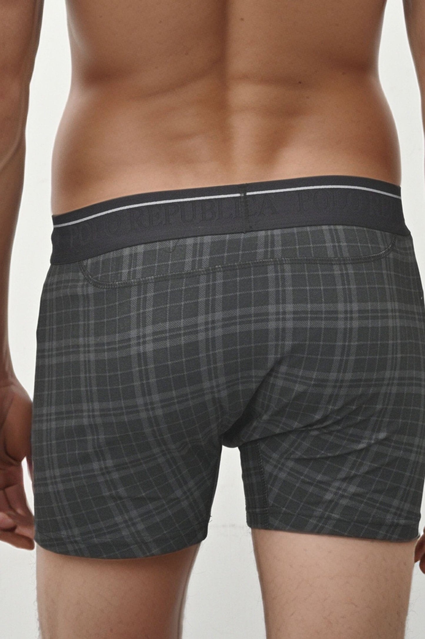 Pack of 3 PlaidFlex Boxer Briefs by Polo Republica