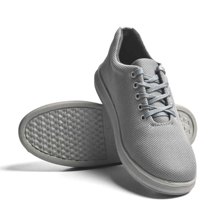 Men's Classic Comfortable Lace-Up Sneaker Shoes Men's Shoes SNAN Traders Grey EUR 39 