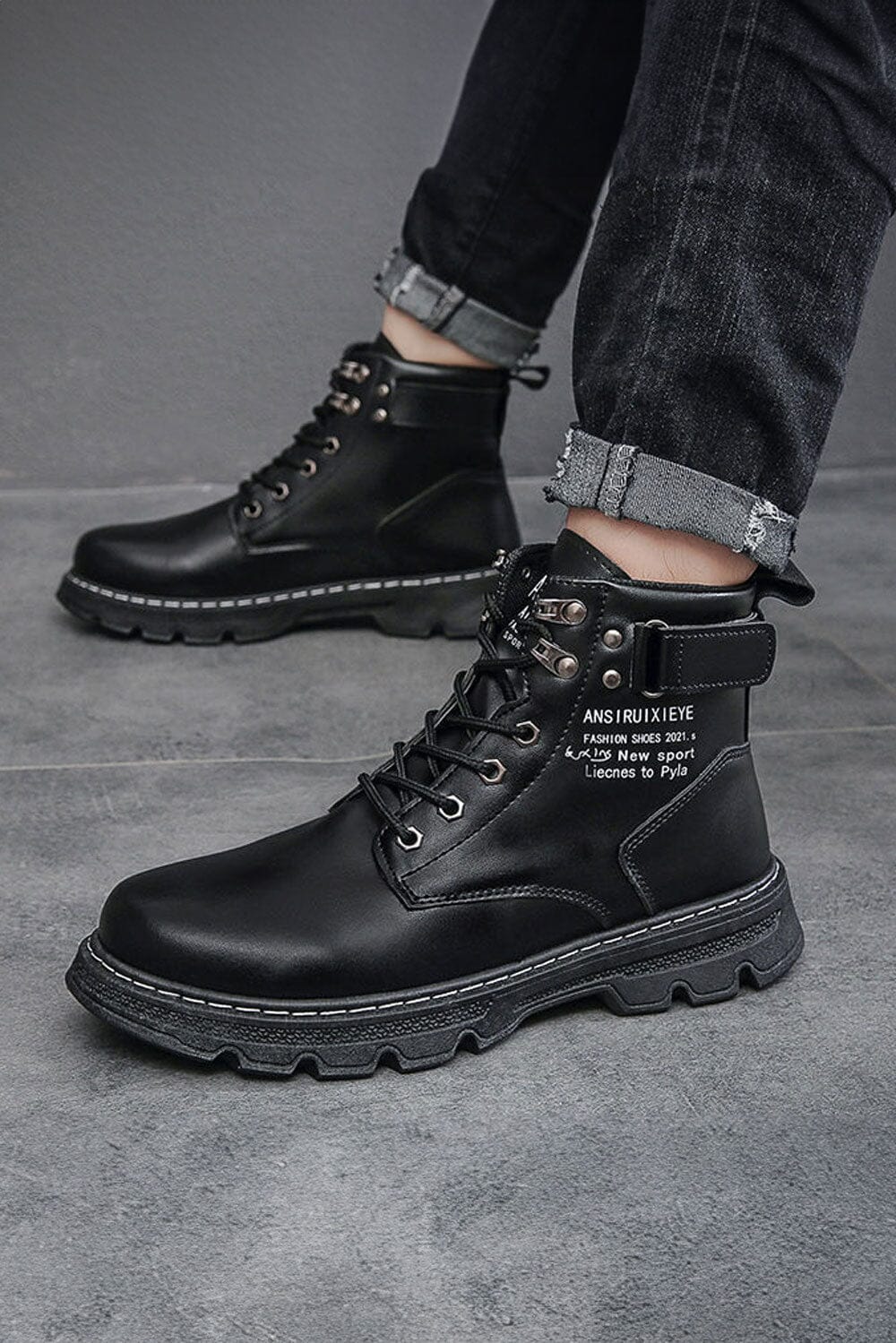 Men's Raleigh High-Top Boots Men's Shoes Shaoxing Shangqu im&ex Co.,ltd 