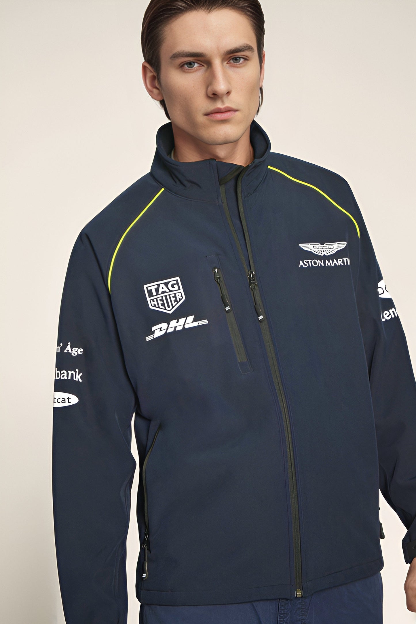 Aston Martin X Polo Republica Men's Performance Softshell Jacket Men's Jacket Polo Republica 