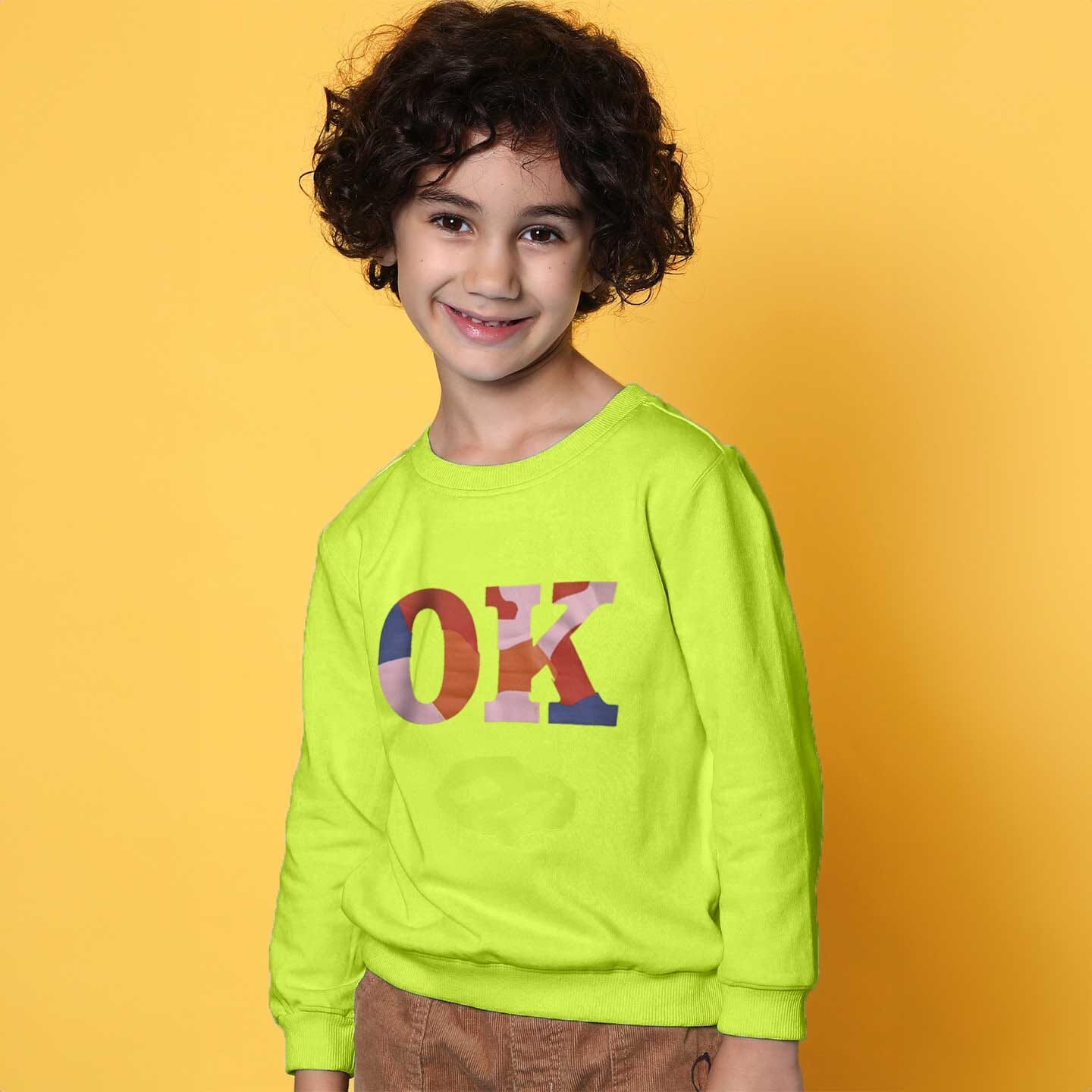 Tiny Teen Kid's OK Printed Fleece Minor Fault Sweat Shirt