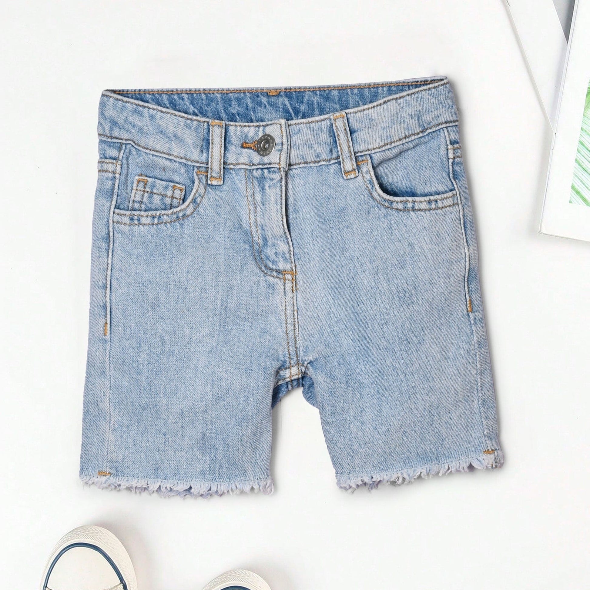 Cut Label Girl's Colmar Denim Shorts Girl's Shorts HAS Apparel 