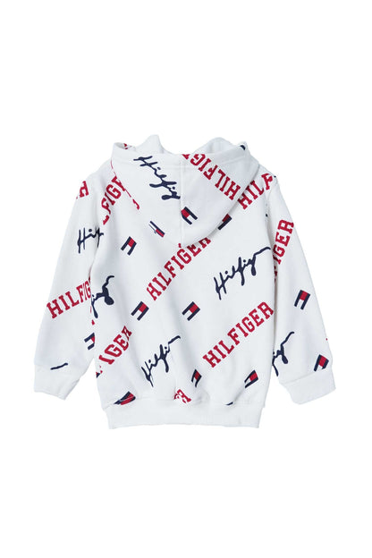 Lefties Kid's Hilfiger Printed Pullover Hoodie Kid's Pullover Hoodie Salman Rahim 