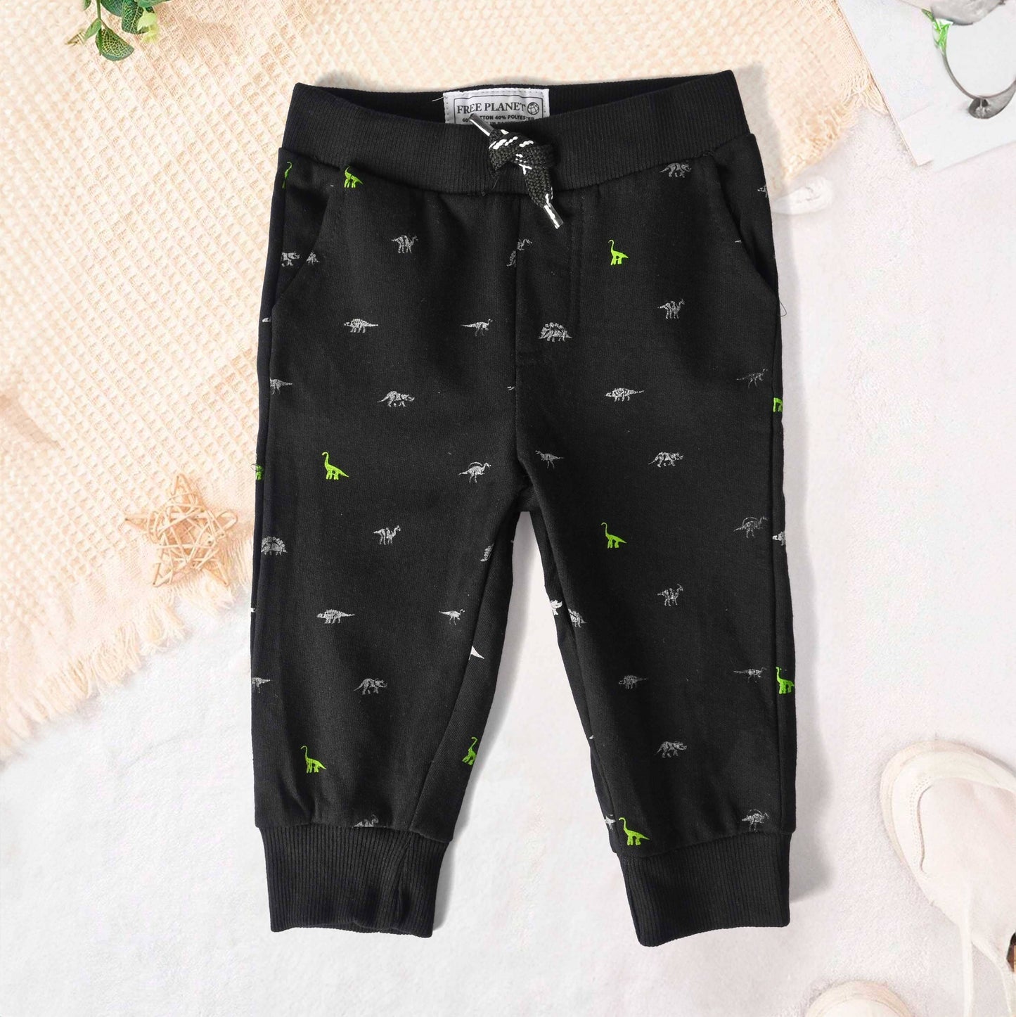 Free Planet Kid's Dinosaur Printed Jogger Pants