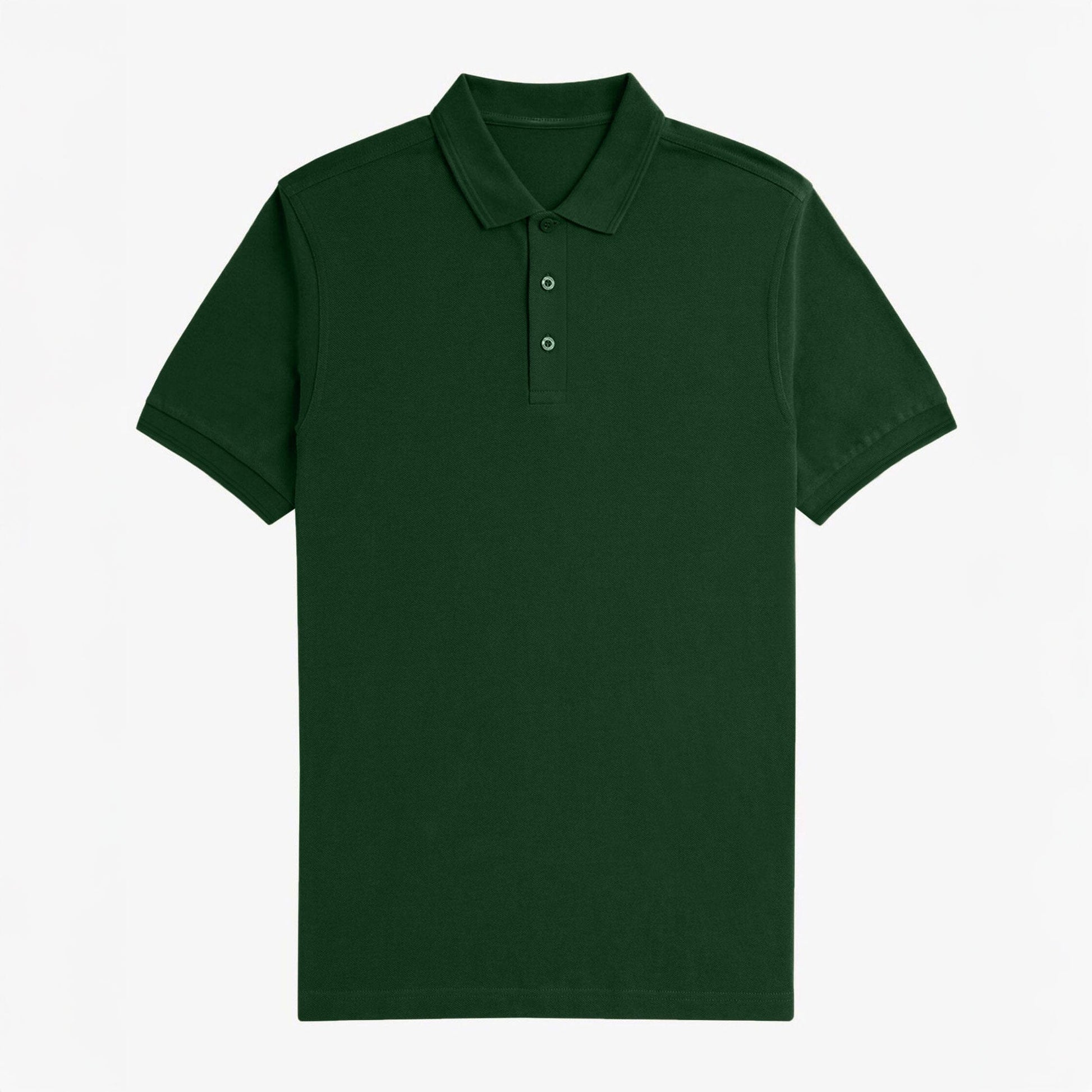 Men's Bacton Short Sleeve Polo Shirt Men's Polo Shirt Image Garments (Pvt.) Ltd. Bottle Green XS 