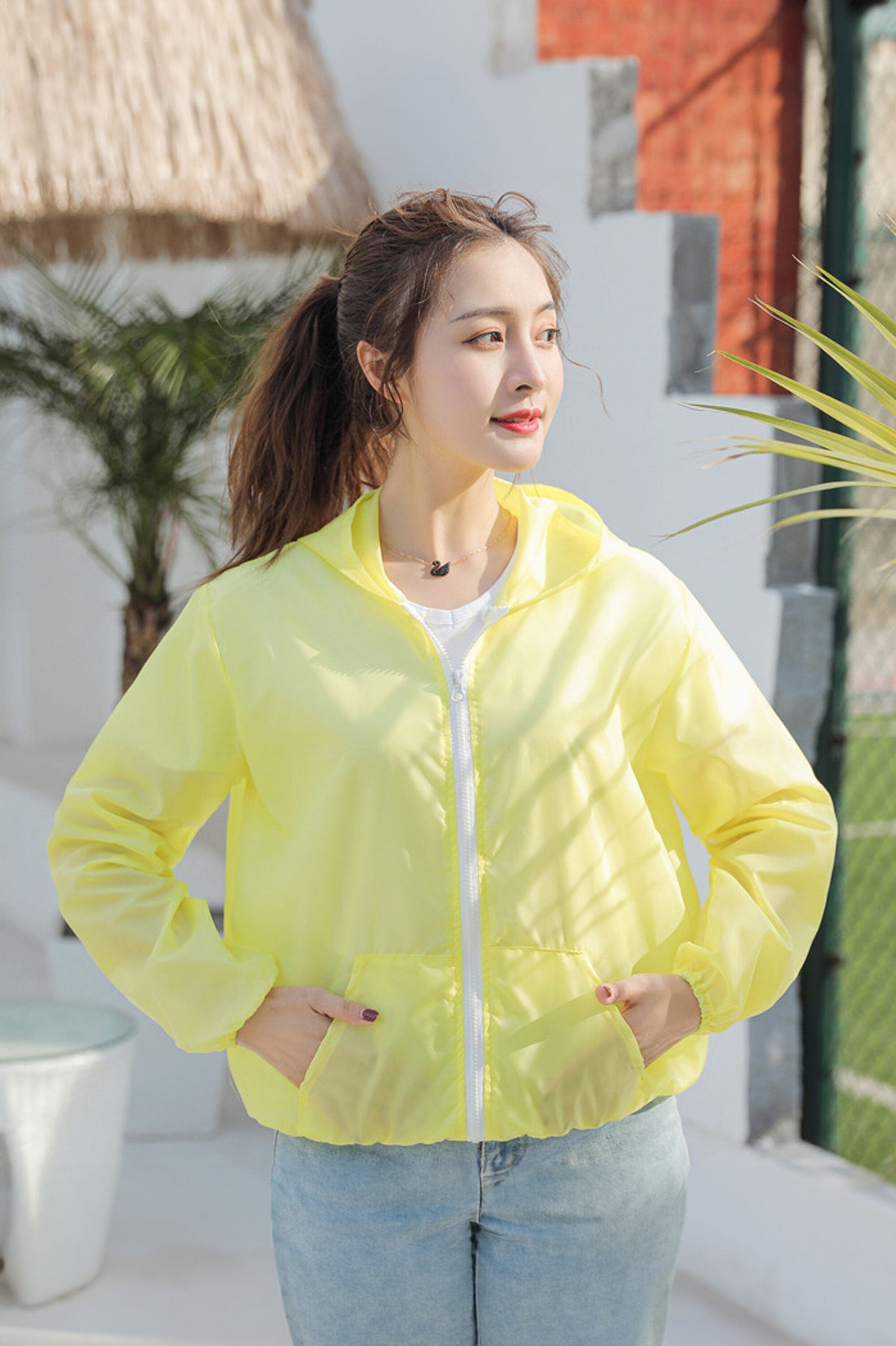 Unisex UV Rays Sun Protection Hooded Jacket Unisex Jacket Sunshine China 