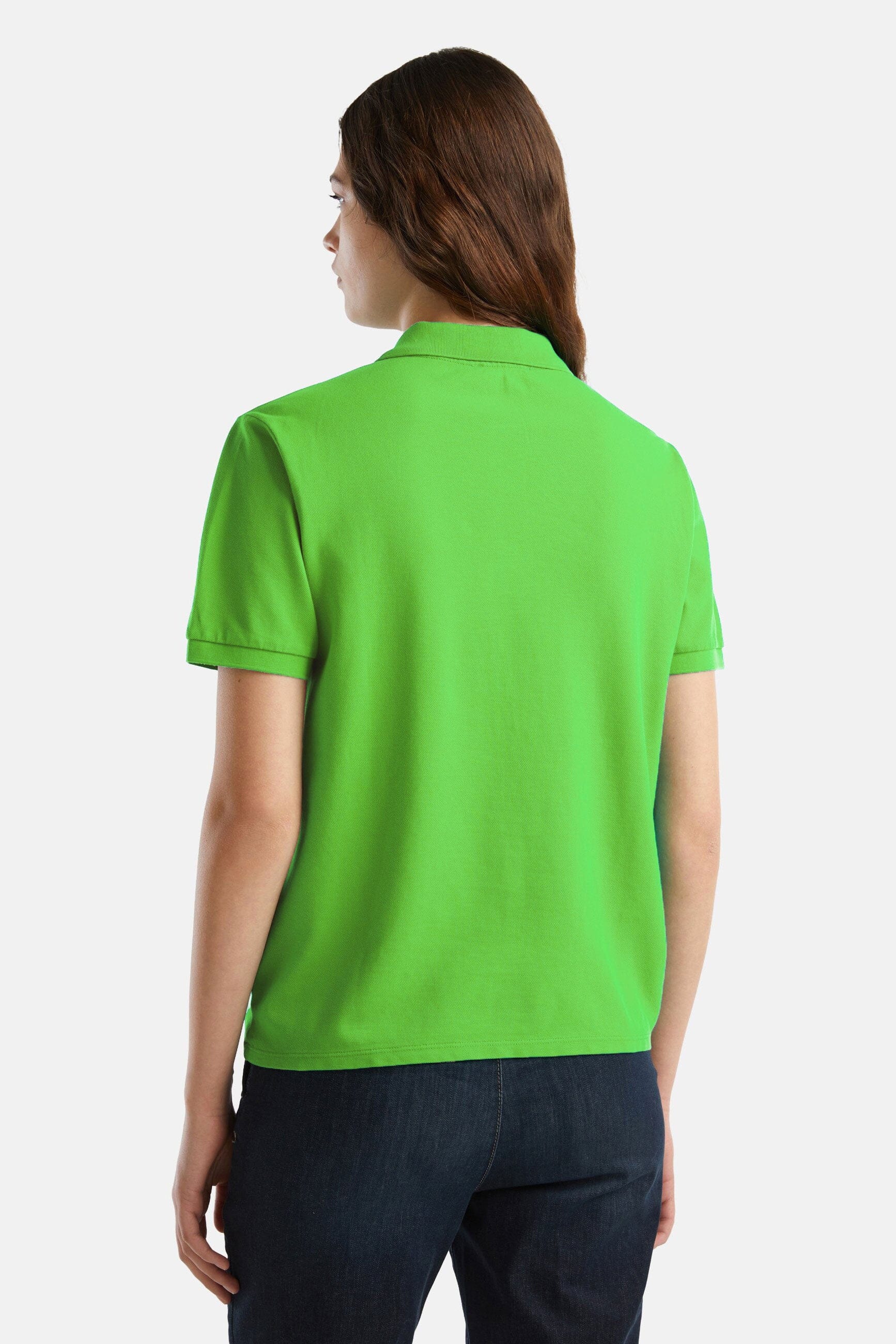 Women's Embroidered Design Short Sleeve Minor Fault Polo Shirt Women's Polo Shirt Image 