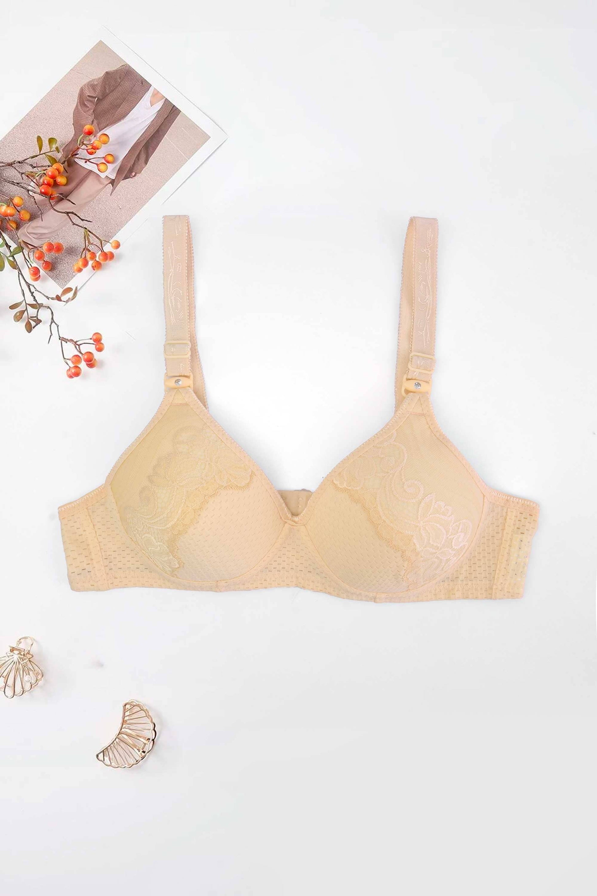 Women's Floral Lace Push Up Foam Padded Bra Women's Lingerie SRL 