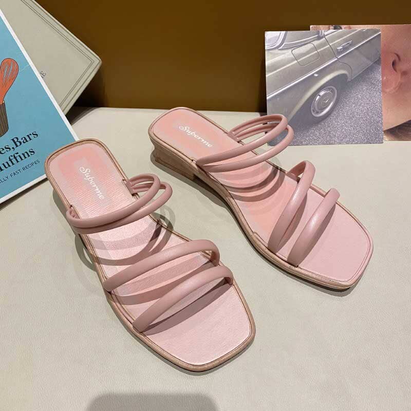 Fashion Women's Low Heels Rubber Chappal Women's Shoes Sunshine China 