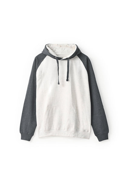 CRW Women's Raglan Sleeve Pullover Hoodie Women's Pullover Hoodie Athar Traders Oatmeal & Charcoal S 