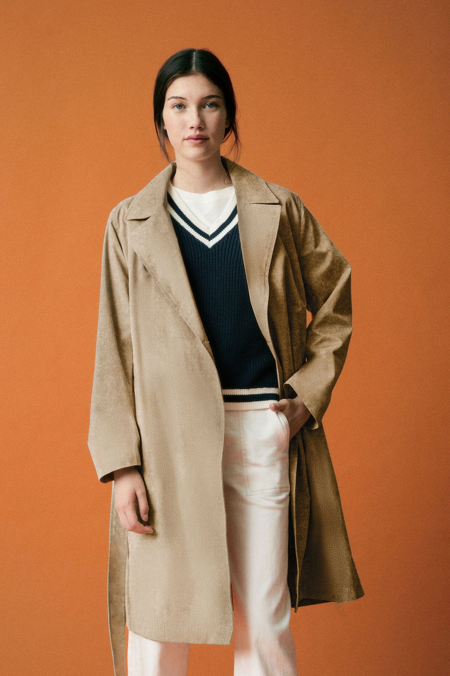 East West Women's Open-Front Coat