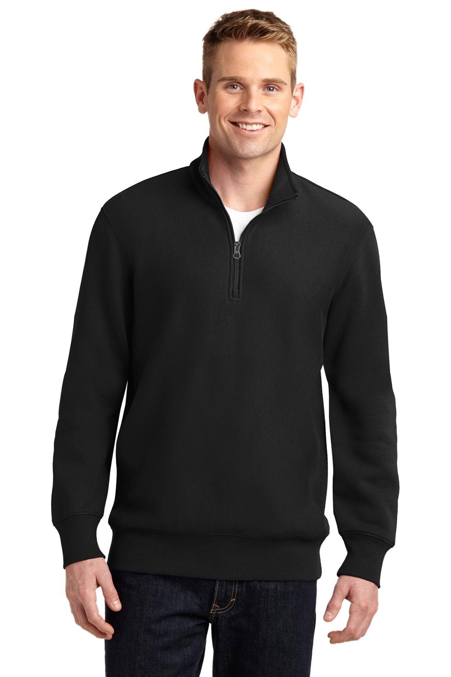 Payper Men's Miami Quarter Zipper Minor Fault Fleece Sweat Shirt