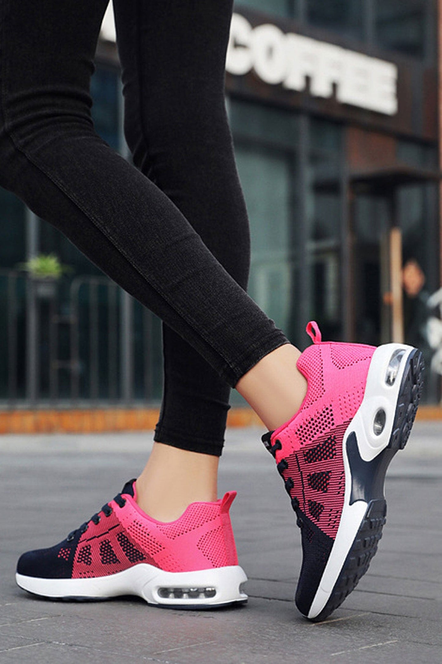 Fashion Women's Air-Cushioned Lace-Up Sneakers Women's Shoes Shaoxing Shangqu im&ex Co.,ltd 