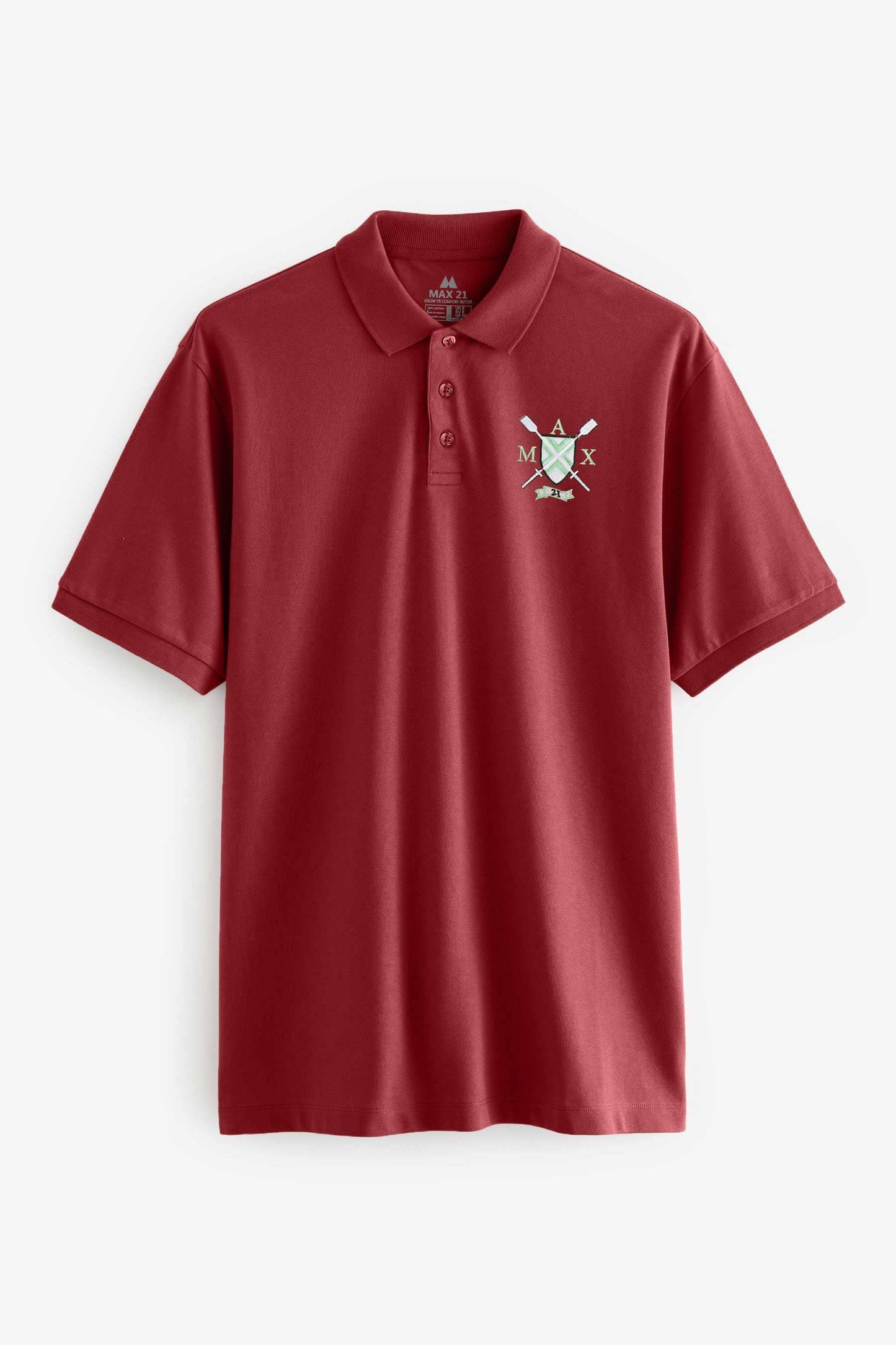 Max 21 Men's Mallets Embroidered Polo Shirt Men's Polo Shirt SZK 