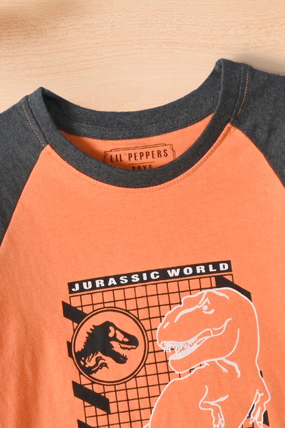 Lil Peppers Boy's Jurassic World Printed Tee Shirt Boy's Tee Shirt First Choice 