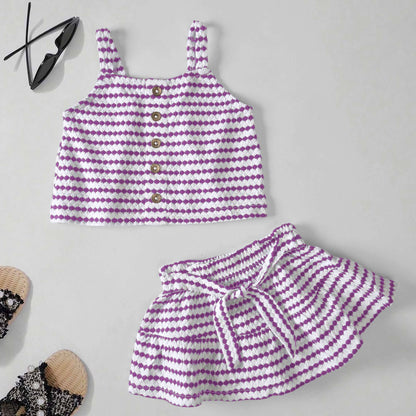 Girl's Krefeld Premium Design Top & Skirt Set