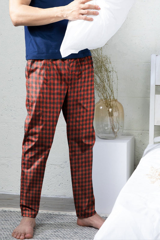 Max 21 Men's Check Design Woven Trousers Men's Trousers SZK 