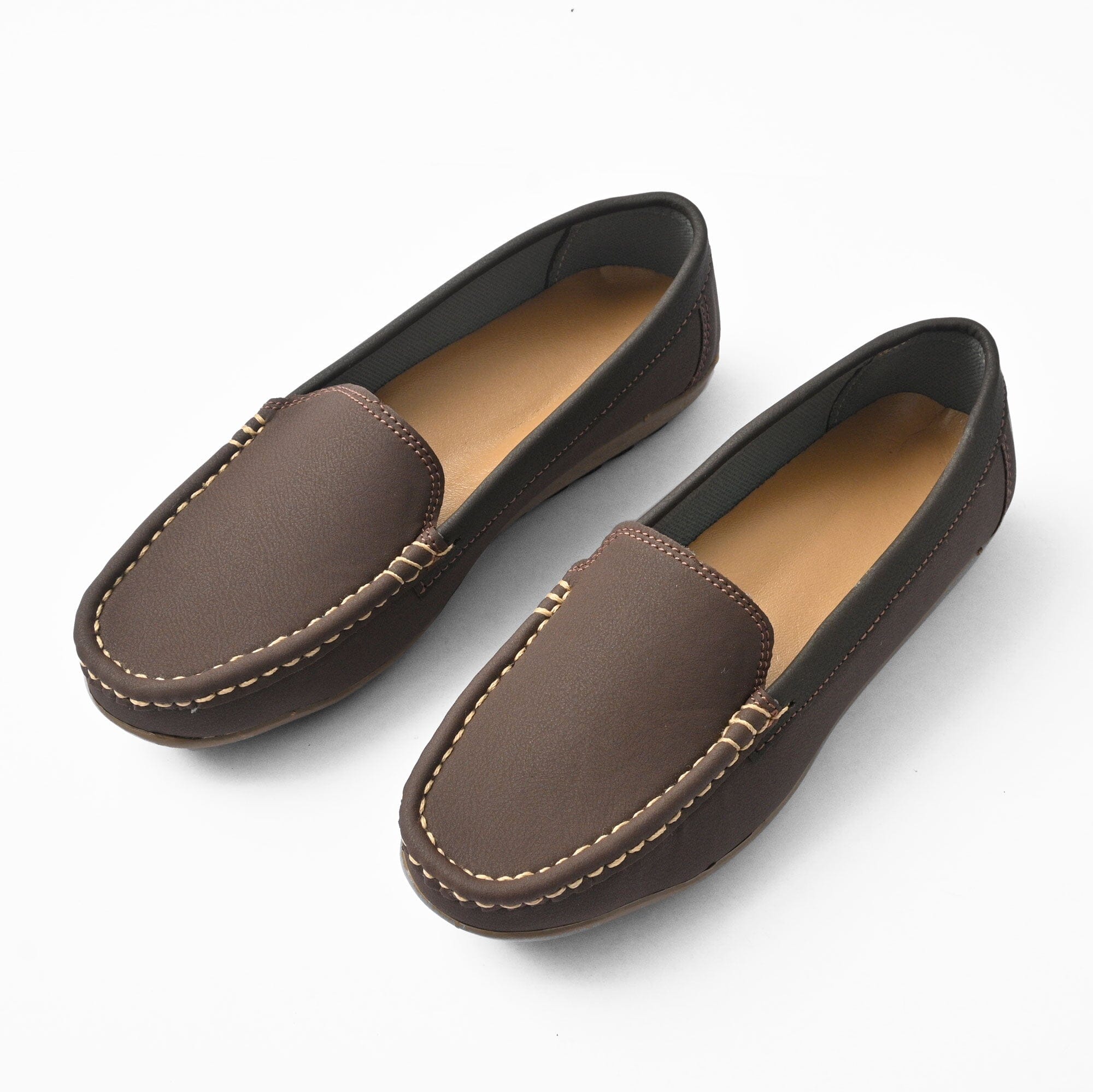 Womens brown hotsell moccasin shoes