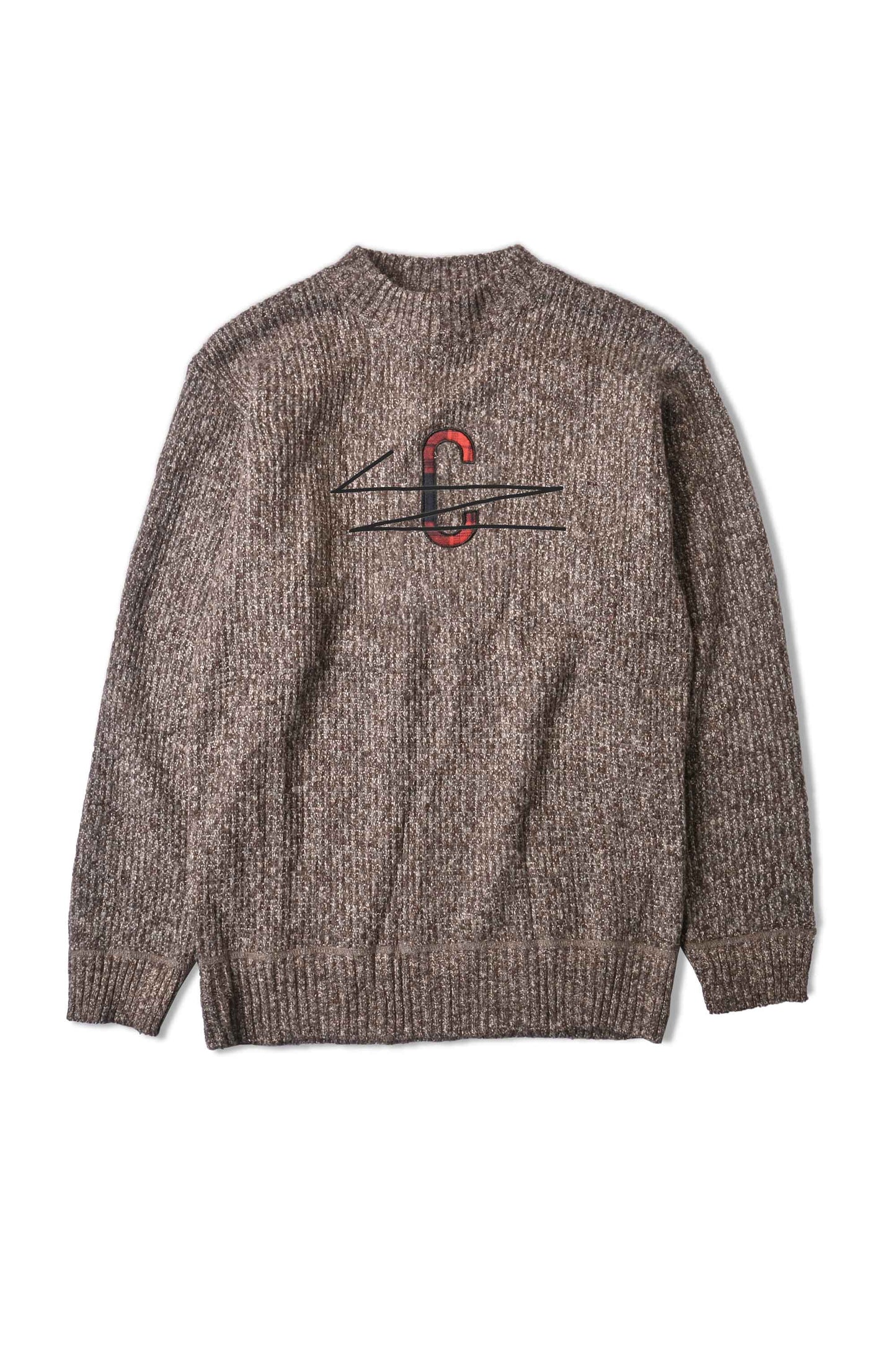 Men's C Pattern Style Mock Neck Sweater Men's Sweat Shirt First Choice 