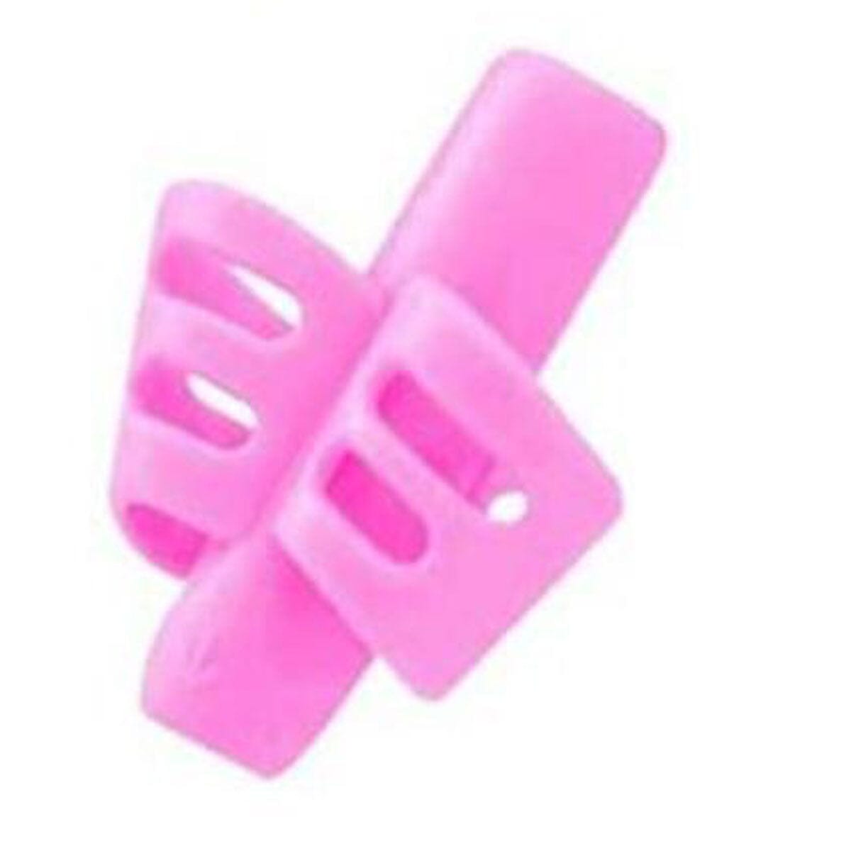 Two Finger Pencil Holder Silicone Tools Stationary & General Accessories Sunshine China Pink 