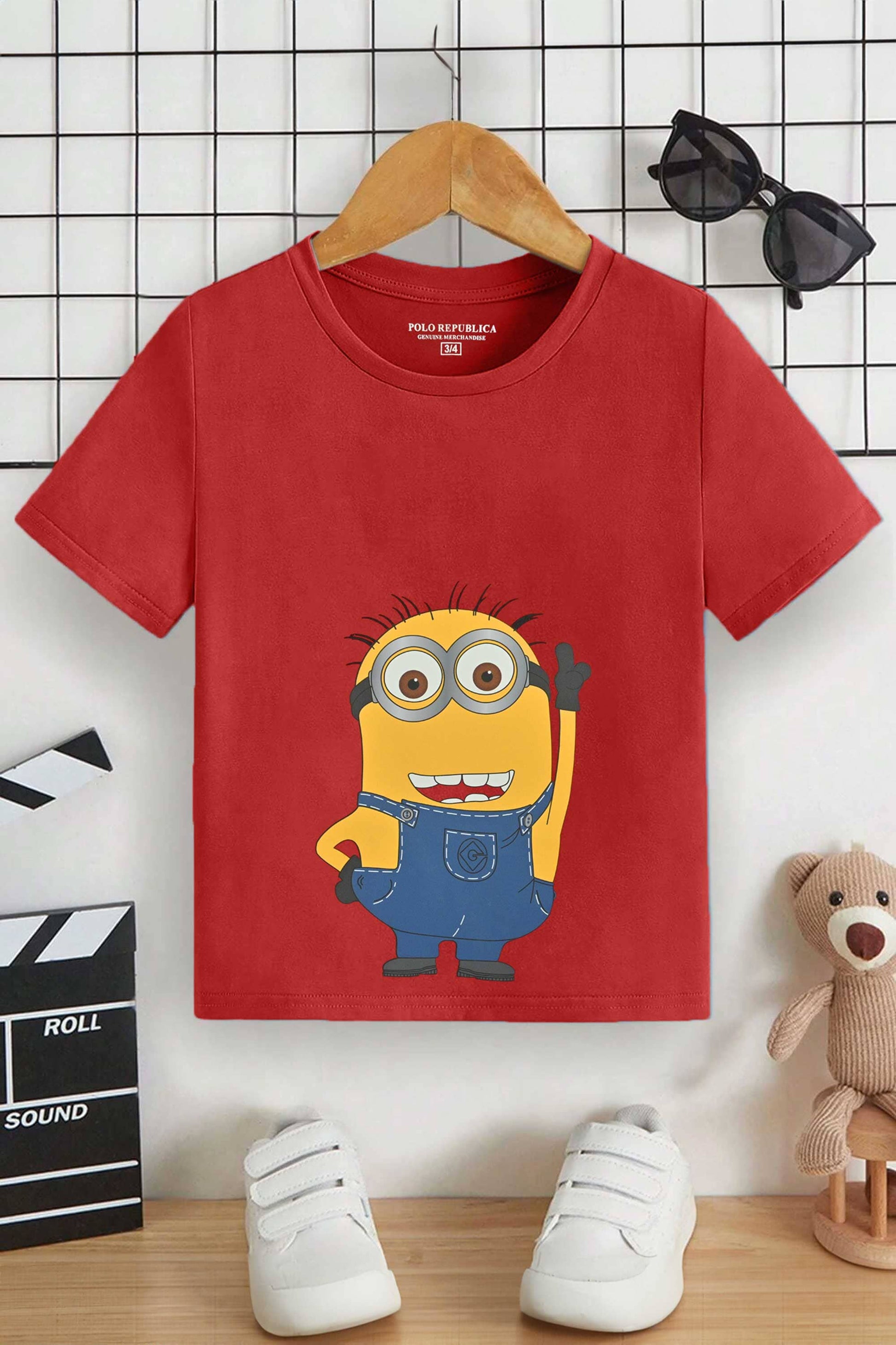 Polo Republica Boy's Minion Printed Tee Shirt