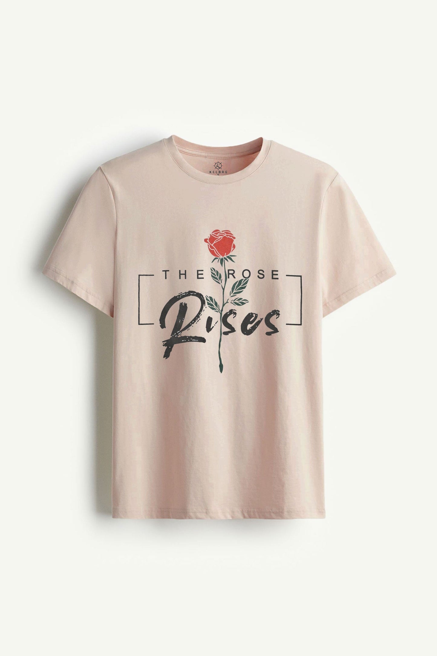 Kelbrg Men's The Rose Rises Printed Tee Shirt Men's Tee Shirt First Choice 