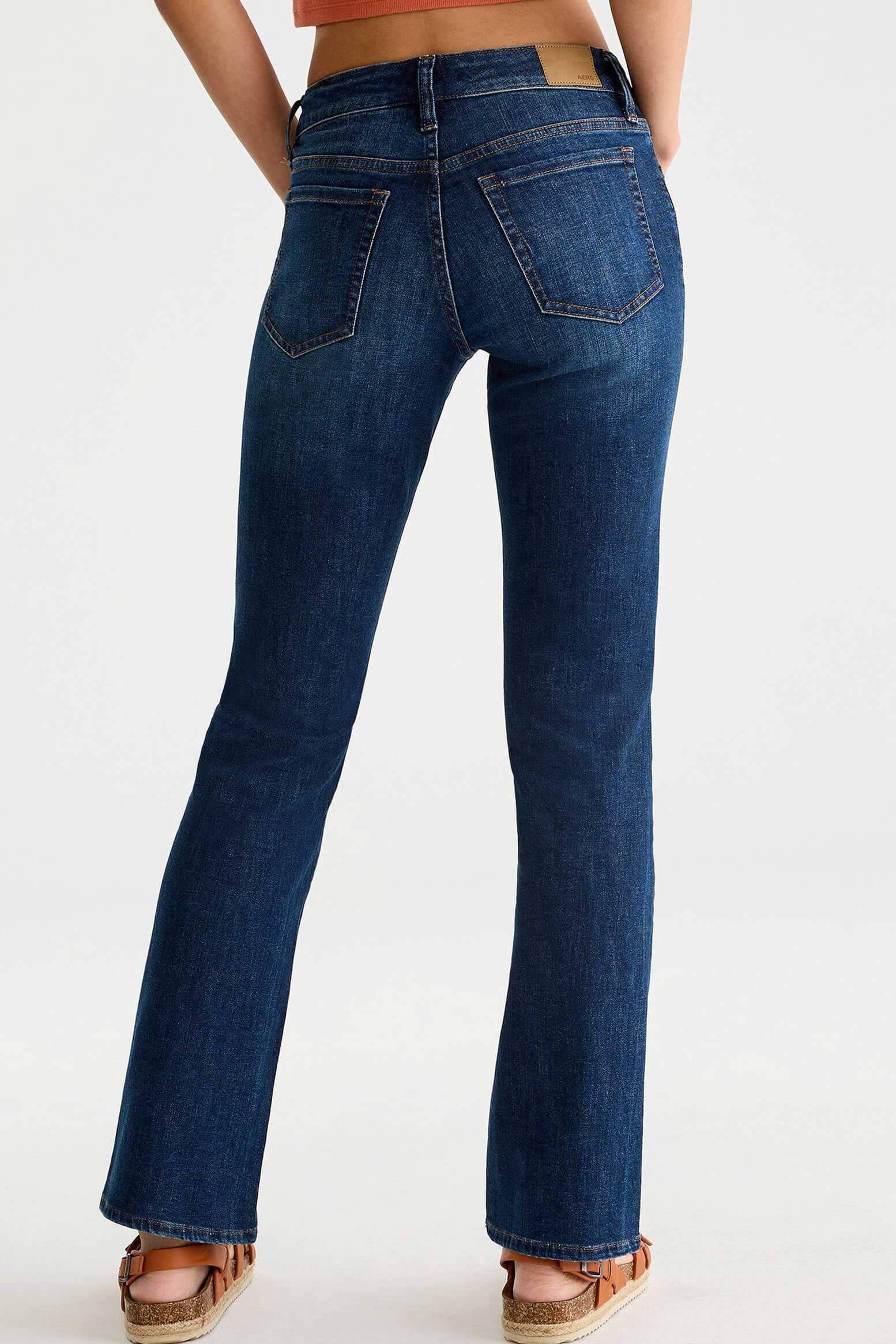 Aeropostale Women's Mid Rise Boot Cut Pants Women's Denim SNR 