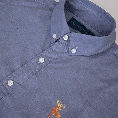 Polo Republica Men's Moose Embroidered Premium Casual Shirt Men's Casual Shirt Polo Republica 