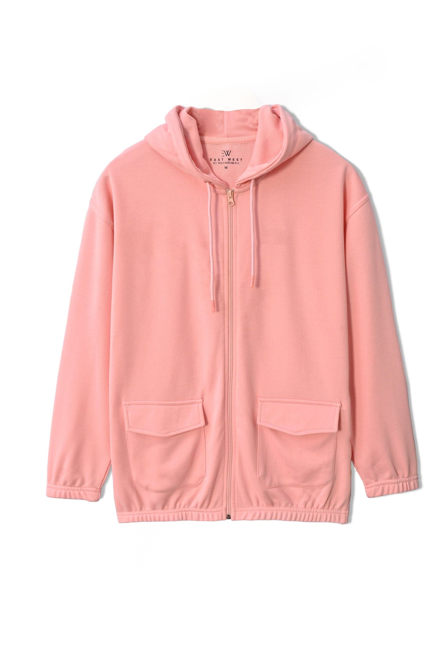 East West Women's Terry Zipper Hoodie Women's Zipper Hoodie East West Pink S 