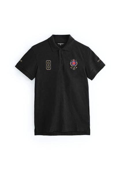 Polo Republica Men's Crest & Polo Republica 8 Embroidered Polo Shirt Men's Polo Shirt Polo Republica 