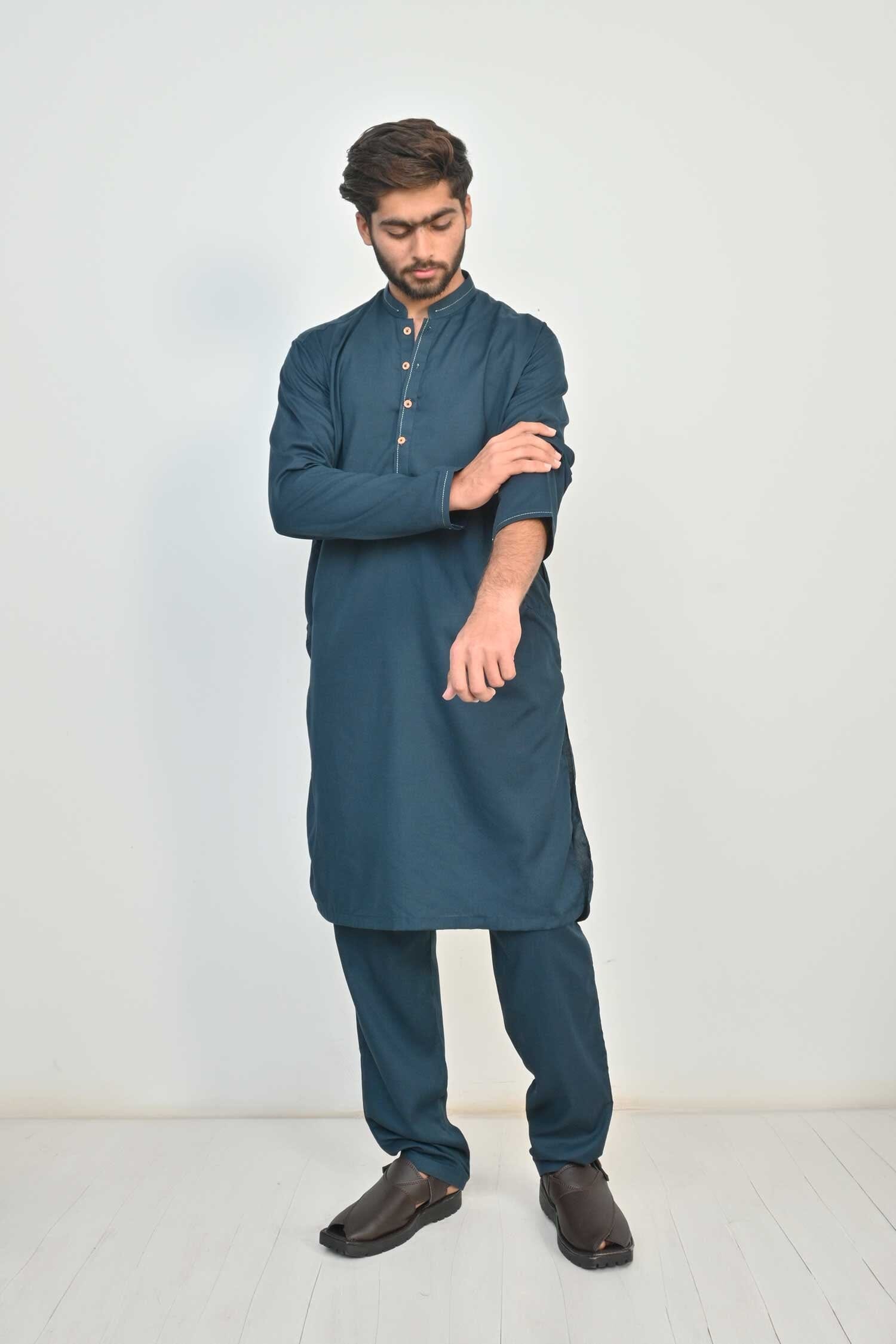 Kurta with trousers mens hotsell