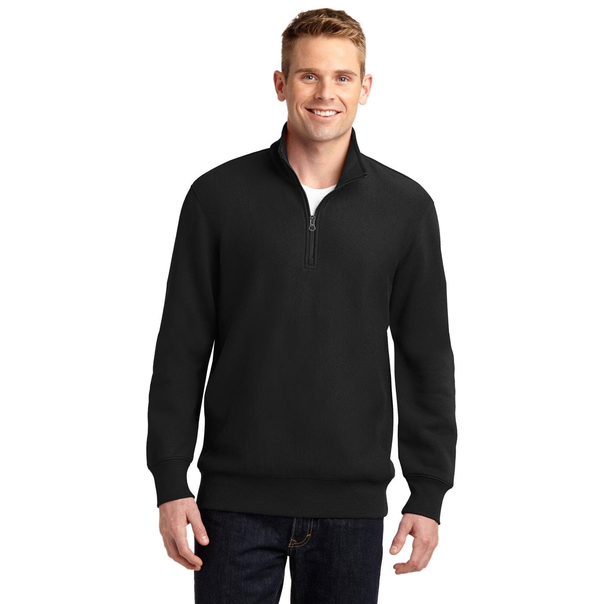 Payper Men's Miami Quarter Zipper Minor Fault Fleece Sweat Shirt