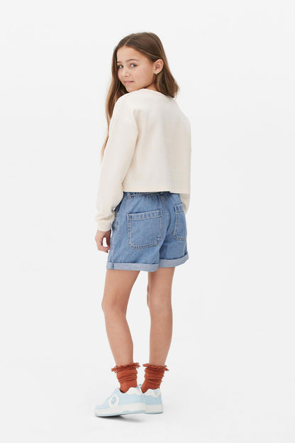 Denim co Girl's Denim Shorts Girl's Shorts HAS Apparel 