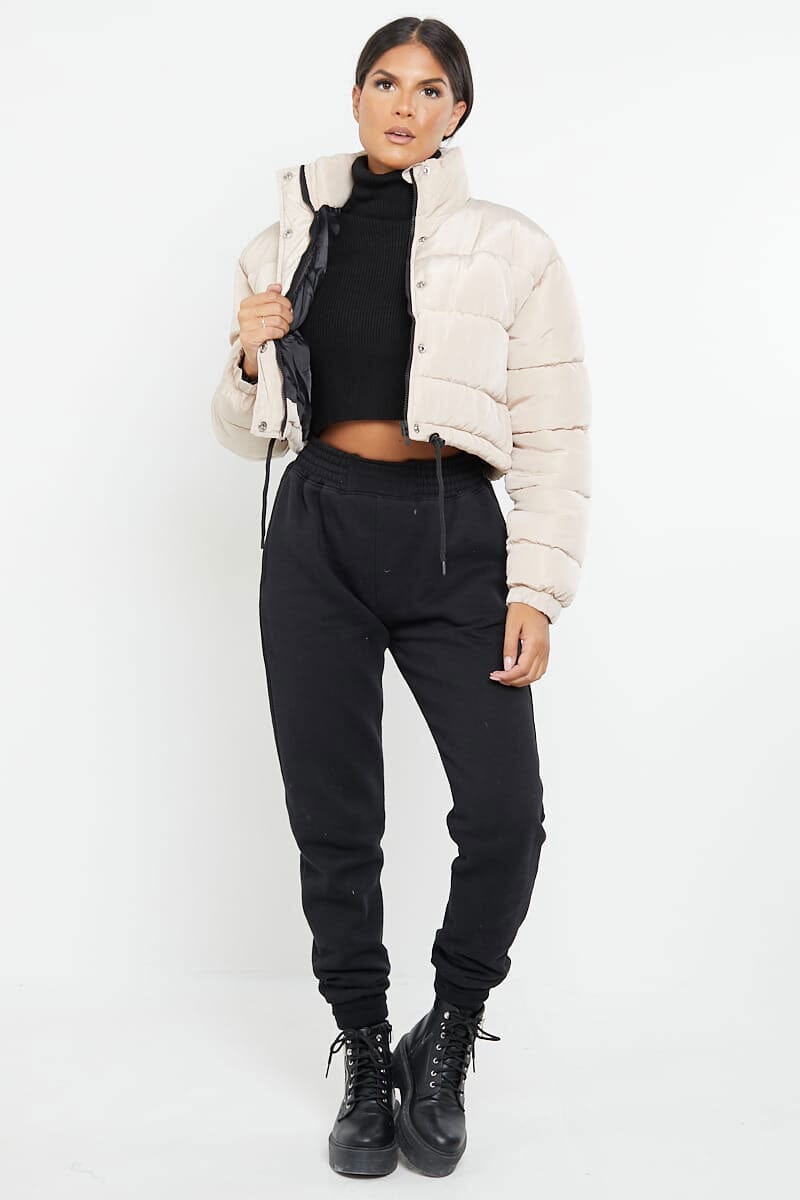 Rising Women's Padded Puffer Crop Jacket Women's Jacket Rooshani Enterprises 