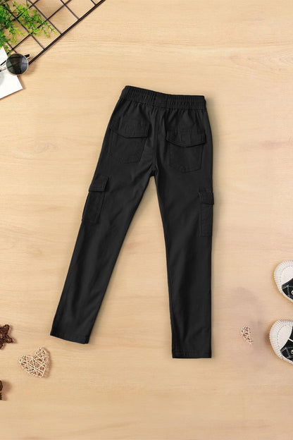 Fashion Classic Boy's Cargo Pants Boy's Trousers HAH Enterprise Black 4 Years 