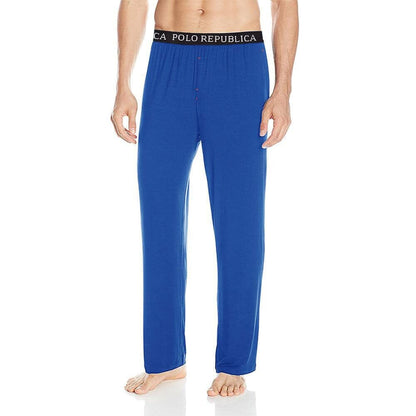 Polo Republica Men's Vodice Slim Fit Jersey Minor Fault Lounge Pants Minor Fault Polo Republica Blue S 