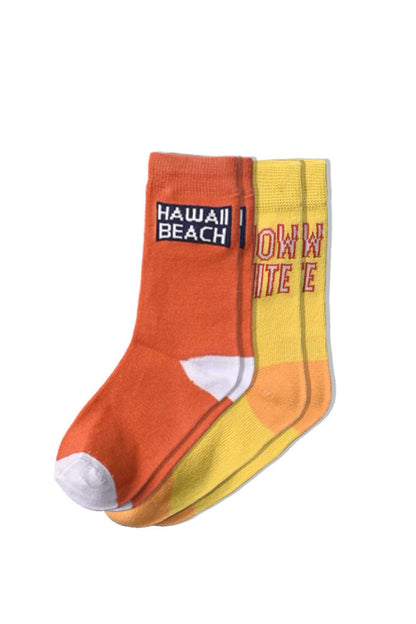 Kid's Niue Crew Socks - Pack Of 2