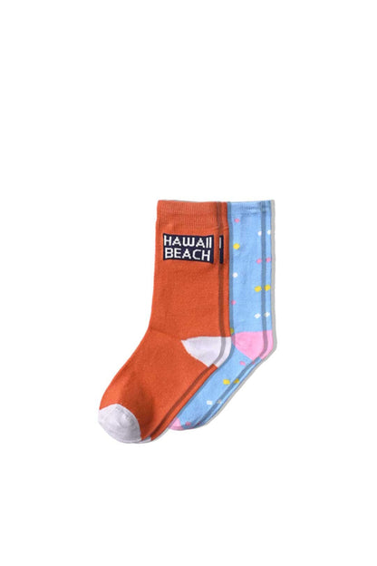 Kid's Niue Crew Socks - Pack Of 2