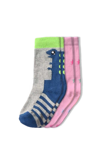 Kid's Niue Crew Socks - Pack Of 2