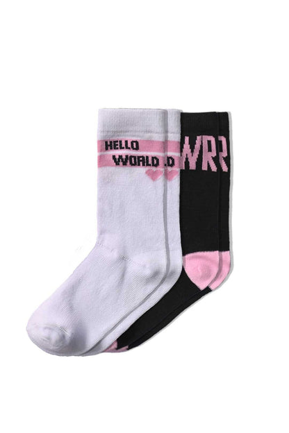 Kid's Niue Crew Socks - Pack Of 2