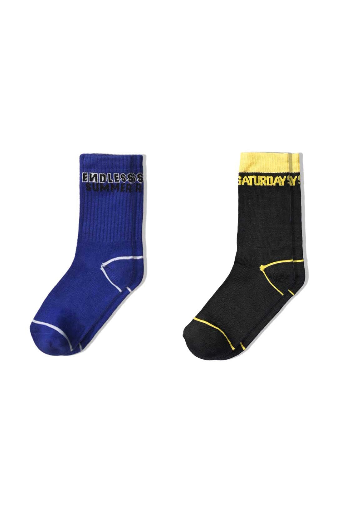 Kid's Niue Crew Socks - Pack Of 2