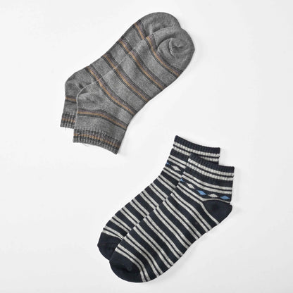 Men's Cotton Classic Anklet Socks - Pack Of 2 Socks RKI D20 EUR 38-43 