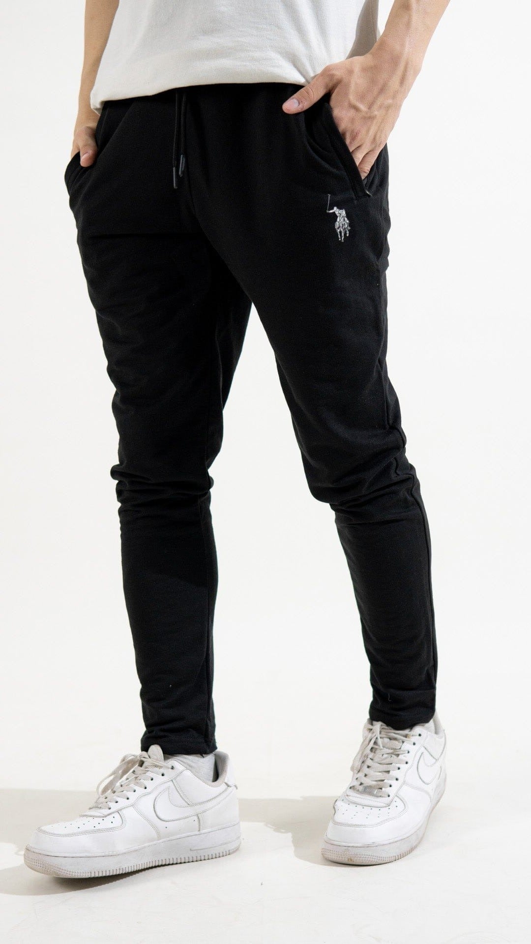 Slim fit discount jogging bottoms mens