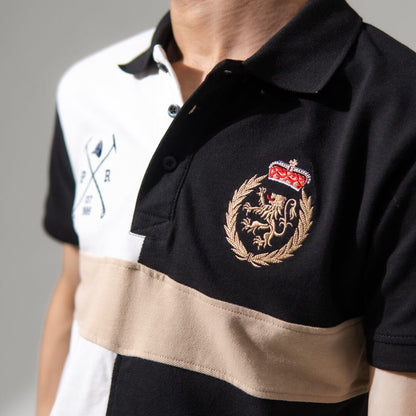 Polo Republica Men's Lion Crest & Mallets Embroidered Polo Shirt Men's Polo Shirt Polo Republica 